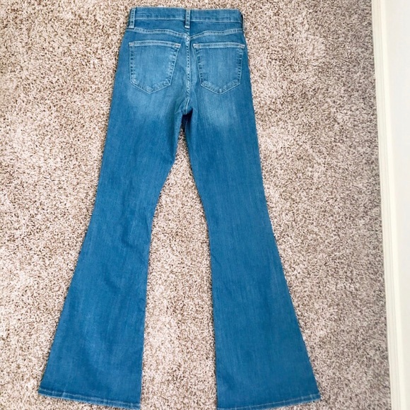 Topshop Jamie Flare Moto Jeans - Picture 8 of 9